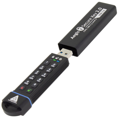 USB Flash Drive Apricorn ASK3 16GB 195MB/s USB 3.2 Gen 2 Black
