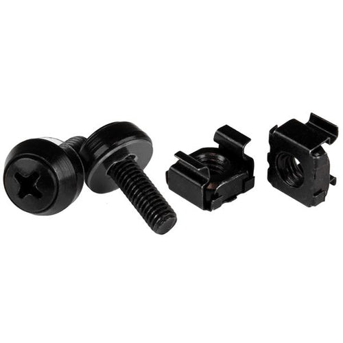 Rack Accessory StarTech CABSCREWM52B M5 x 12mm Screws Cage Nuts 100pcs Black