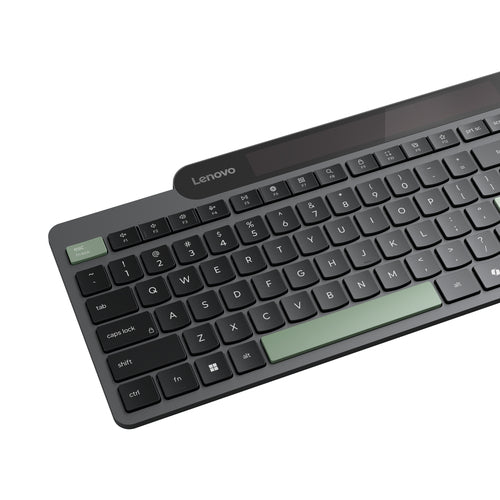 Wireless Bluetooth Full-Size Keyboard Plunger Switch Black Green