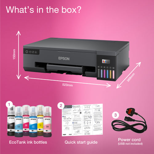 Photo Printer Epson EcoTank ET-18100 5760 x 1440 DPI Wi-Fi Borderless - C11CK38401BY