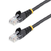 StarTech.com 25 ft Black Snagless Category 5e (350 MHz) UTP Patch Cable networking cable