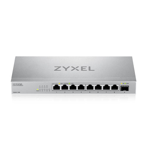 Network Switch Zyxel XMG-108 2.5G Ethernet Unmanaged Wall Mountable - XMG-108-ZZ0101F