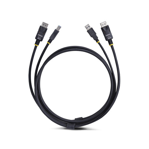 KVM Cable StarTech.com DU1226 6ft DisplayPort 4K 60Hz USB 5Gbps - DU1226-KVM-CABLE