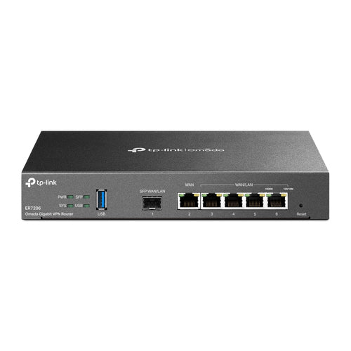 TP-Link Omada ER7206 Gigabit VPN Router Black Ethernet WAN
