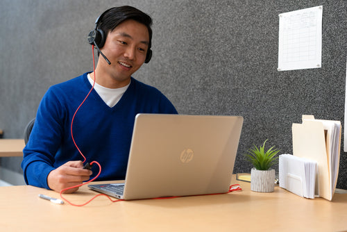HP Poly Blackwire 8225 Stereo USB-C Headset Lightweight Adapter