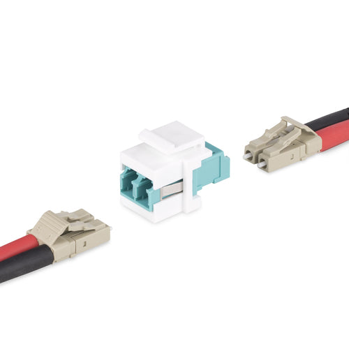 Fibre Optic Adapter StarTech.com LC to LC Duplex Coupler White - DMFKSLCLCCOUPLER