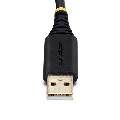 USB to Serial Adapter Cable 6.6ft with FTDI IC Black