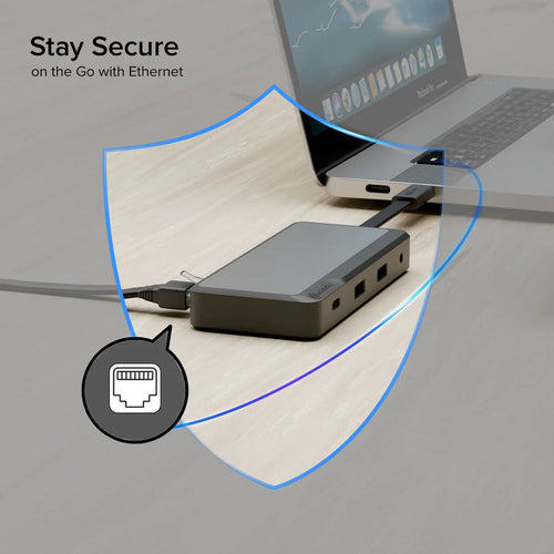 USB-C Universal Video Dock ALOGIC Fusion Pro NEXUS 4K Ultra HD 100W Grey