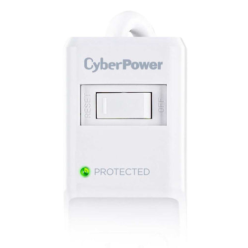 Surge Protector CyberPower CSP604UCW 6 AC Outlets 2 USB 1500 Joules