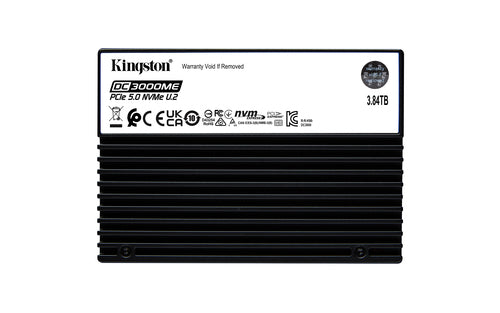 Kingston Technology DC3000ME 3.84TB U.2 PCIe 5.0 NVMe SSD - Enterprise Storage