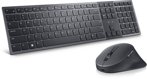 Wireless Keyboard DELL KM900 Bluetooth RF Scissor Switch QWERTY Graphite with Mouse