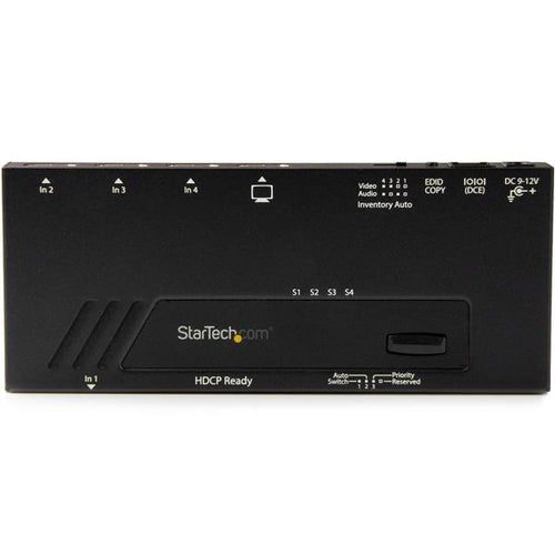 4-Port HDMI Automatic Video Switch StarTech.com VS421HD4KA 4K 30Hz Plug-and-Play