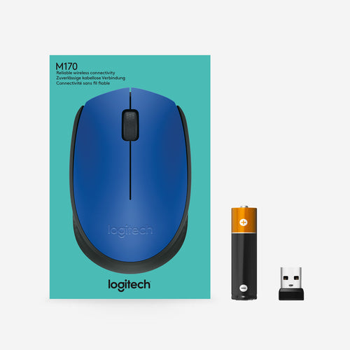 Mouse Logitech M170 Wireless Optical 1000 DPI Ambidextrous - 910-004640