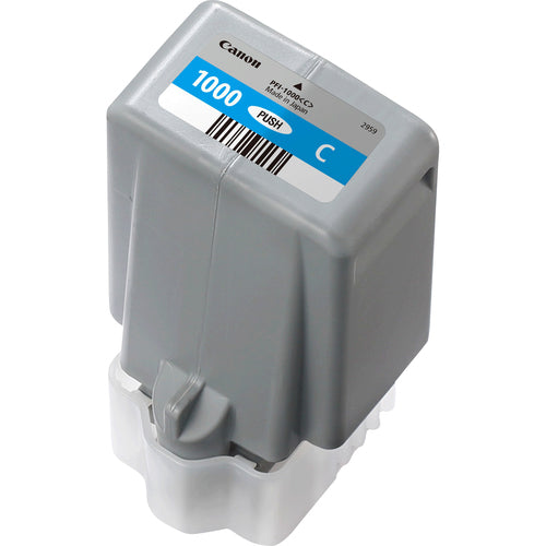Ink Cartridge Canon PFI-1000C Cyan 80ml 5025 Pages - 0547C001