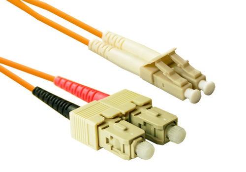 Fiber Optic Cable eNet Components SC to LC 15m OM1 M/M