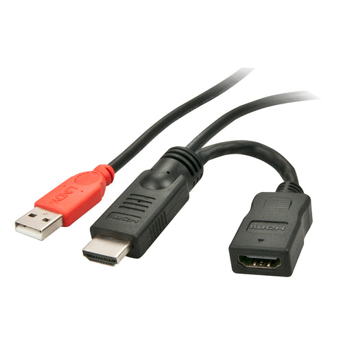 USB Graphics Adapter HDMI Power Injector Cable 5V Black Red