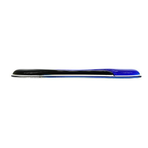 Kensington Gel Mouse Pad with Wrist Rest Black and Blue Monochromatic Design