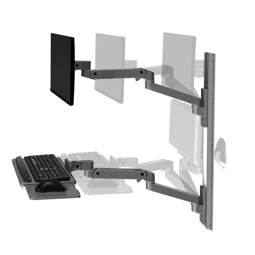Ergotron LX Pro Series 45-696-293 monitor mount / stand