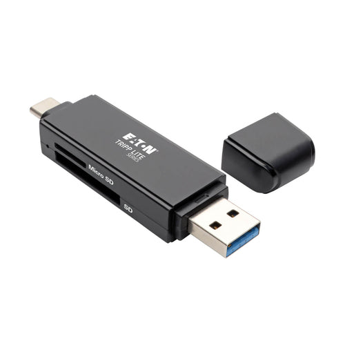 USB-C Memory Card Reader 2-in-1 USB-A/USB-C 5000 Mbit/s Tripp Lite