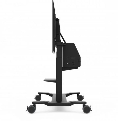 Multimedia Cart Viewsonic VB-STND-008 75kg Capacity Black Aluminum Plastic Steel