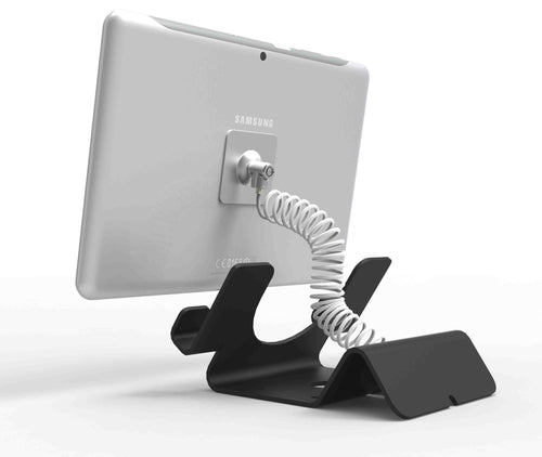 Tablet Holder Compulocks CL12CUTHBB Universal Indoor Passive Coiled Cable Lock
