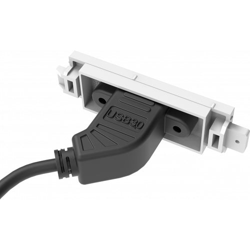 USB Socket Outlet Vision TC3 USBB USB 3.2 Gen 1 1 Module White - TC3 USBB+