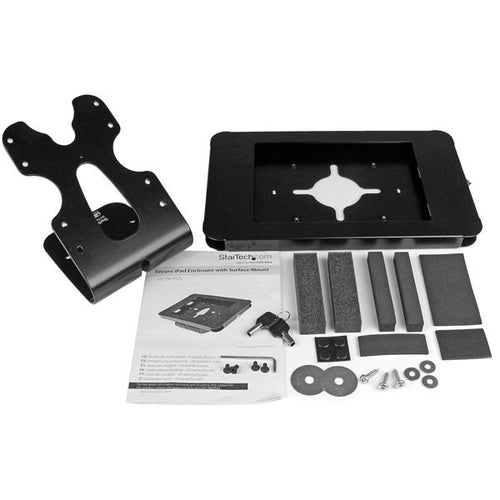 StarTech.com SECTBLTPOS Secure Tablet Stand for 9.7" iPad - Wall-Mountable Black Steel