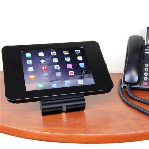 StarTech.com SECTBLTPOS Secure Tablet Stand for 9.7" iPad - Wall-Mountable Black Steel