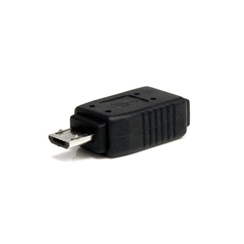 Adapter Micro USB to Mini USB StarTech.com Gender Changer M/F Black