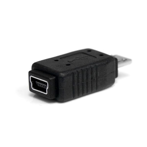 Adapter Micro USB to Mini USB StarTech.com Gender Changer M/F Black