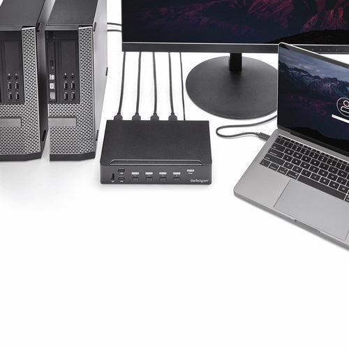 KVM Switch StarTech.com SV431HDU3A2 4-Port HDMI USB 3.0 1080p Rack Mount - SV431HDU3A2