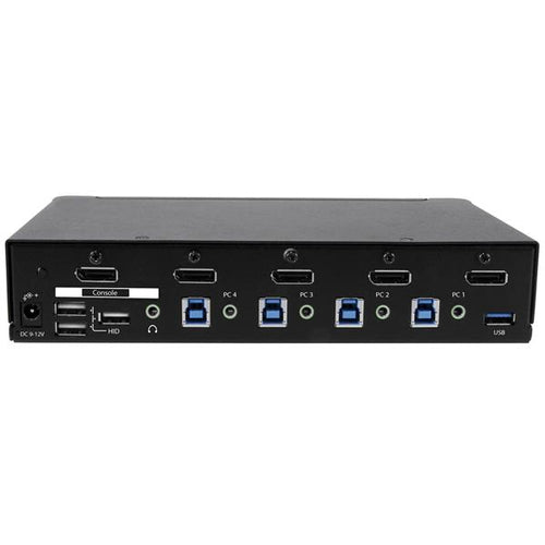 KVM Switch StarTech.com SV431DPU3A2 4-Port DisplayPort USB 3.0 4K 30Hz Rack Mount - SV431DPU3A2