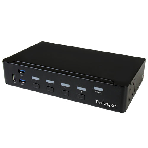 KVM Switch StarTech.com SV431DPU3A2 4-Port DisplayPort USB 3.0 4K 30Hz Rack Mount - SV431DPU3A2