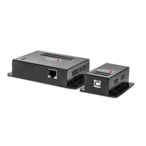 USB 2.0 Cat.6 Extender 50m 4 Port Network Transmitter Receiver 480Mbit/s
