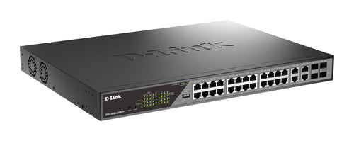 Network Switch D-Link DSS-200G-28MPP Managed L2 Gigabit PoE 1U - DSS-200G-28MPP/E