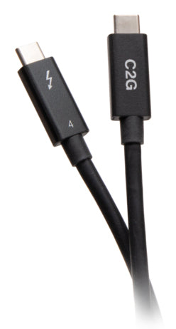 Thunderbolt 4 USB-C Active Cable C2G 6ft 40Gbps Black - C2G28887