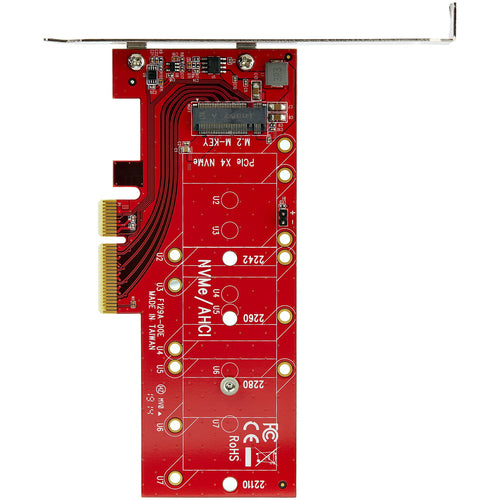 PCI Express 3.0 to M.2 PCIe NVMe SSD Adapter 8 Gbit/s Full-height Low-profile