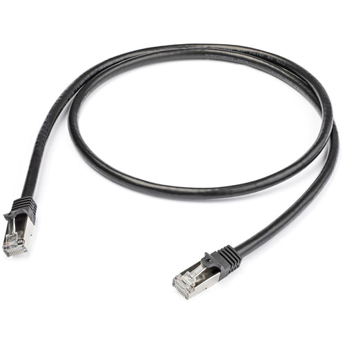 Cat6 Shielded SFTP Networking Cable 1m Black RJ-45