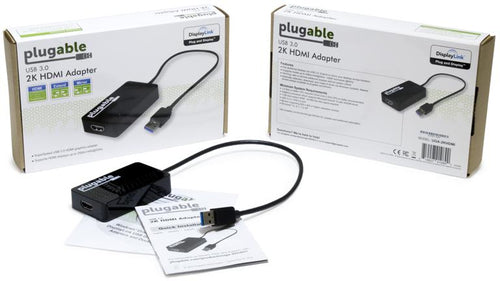 Plugable Technologies UGA-2KHDMI USB 3.0 to HDMI Adapter - 2560x1440 Resolution