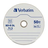 Verbatim M-DISC 50GB BD-R DL Spindle 25 Pack Optical Discs