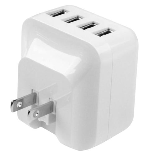 USB Wall Charger StarTech 4-Port 34W 6.8A International Travel Adapter