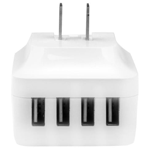 USB Wall Charger StarTech 4-Port 34W 6.8A International Travel Adapter
