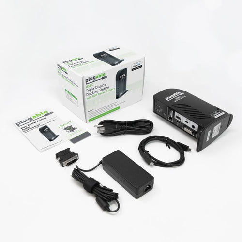 Laptop Docking Station Plugable Technologies UD-ULTCDL USB 3.2 Gen 1 Type-C 60W