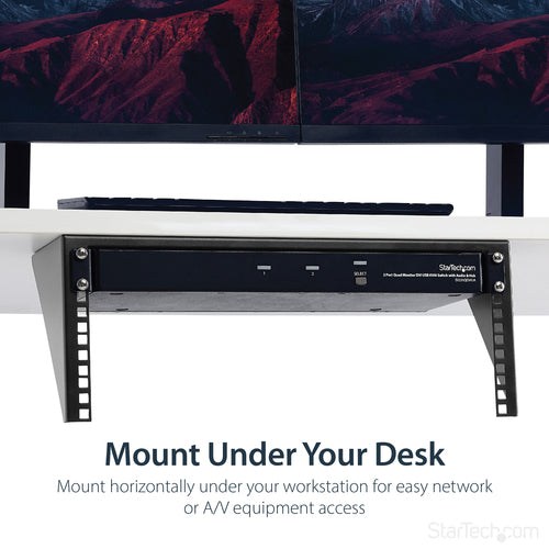 4U Wall Mount Steel Rack Bracket for 19-Inch Equipment | StarTech.com