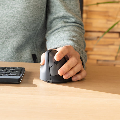 Ergonomic Mouse R-Go Tools R-Go HE 2400 DPI Bluetooth Left-Handed - RGOHEWLL