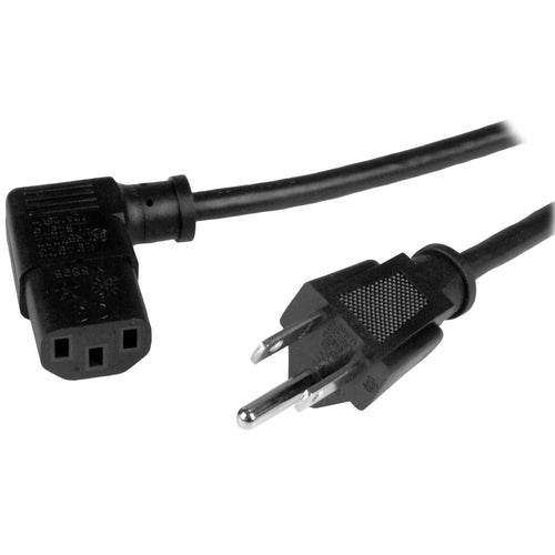 Power Cable StarTech 3ft NEMA 5-15P Right Angle C13 10A 125V