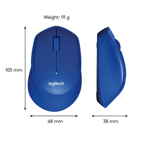 Mouse Logitech M330 Silent Plus Optical RF Wireless 1000 DPI Right-hand - 910-004910