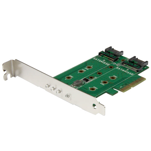 M.2 SSD Adapter Card StarTech.com PEXM2SAT32N1 PCIe NVMe SATA III