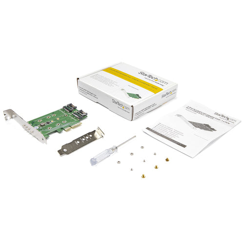 M.2 SSD Adapter Card StarTech.com PEXM2SAT32N1 PCIe NVMe SATA III