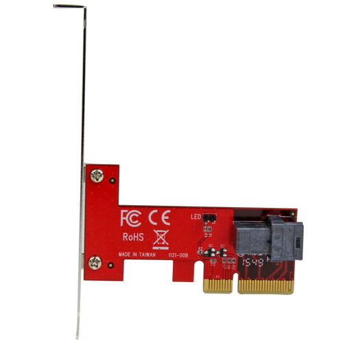 Adapter Card StarTech PCIe to SFF-8643 NVMe U.2 SSD Full-height Low-profile